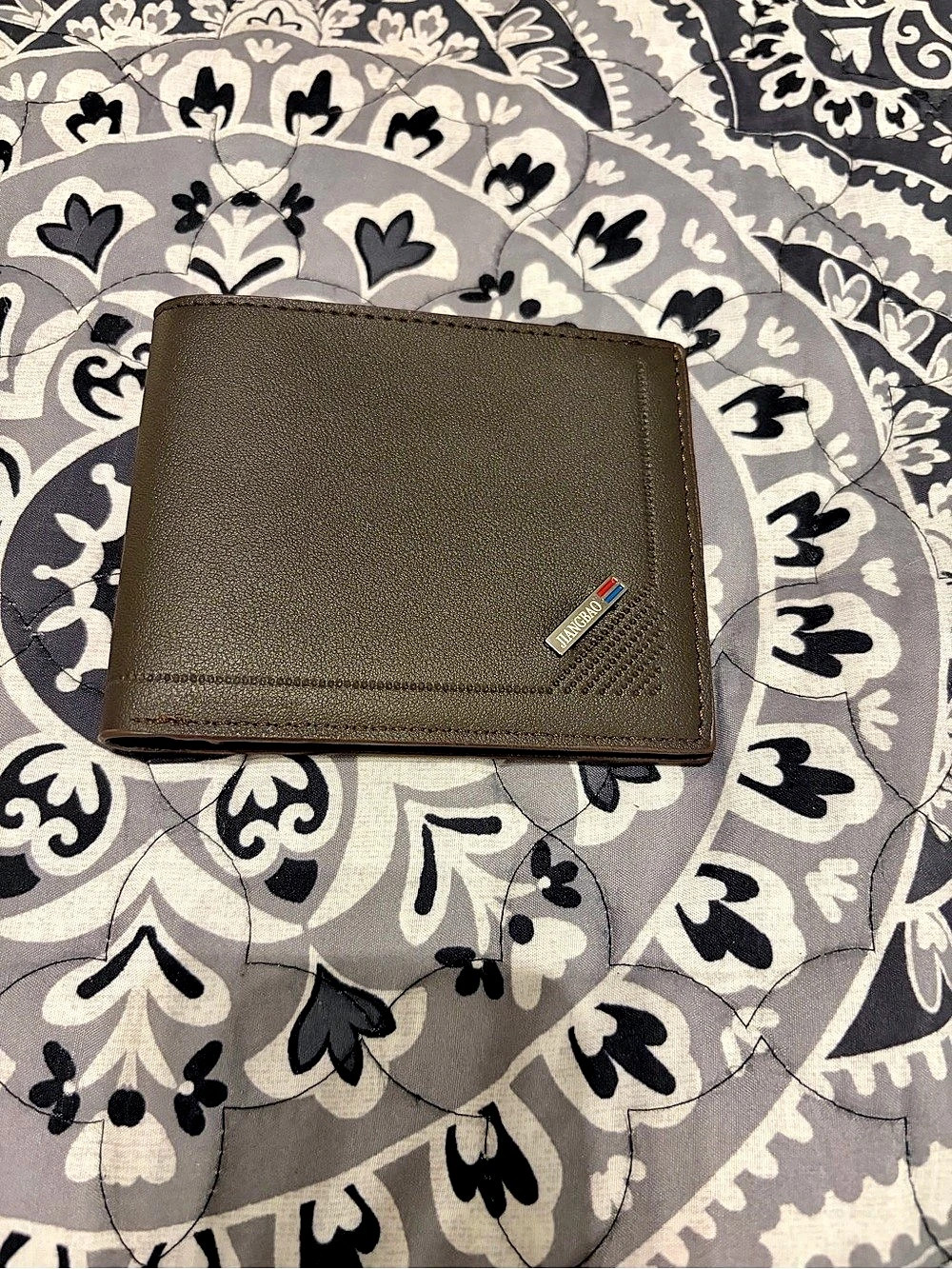 JIMBOAO Brown Bifold Wallet